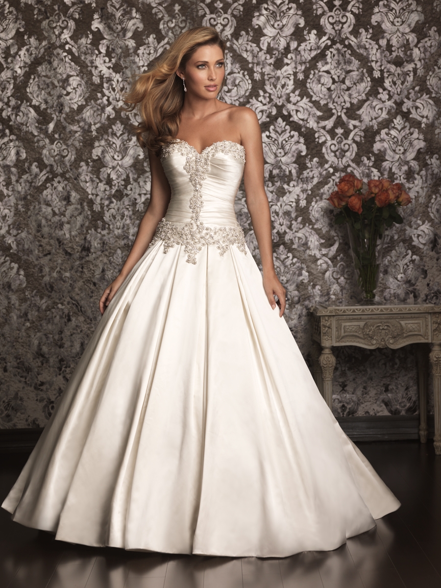 3 Stunning Plus Size Satin  Ballgown Wedding  Dresses  