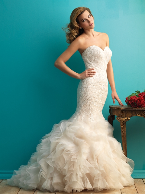 3 of Our Favorite Plus Size Wedding  Dresses  with Ruffles  