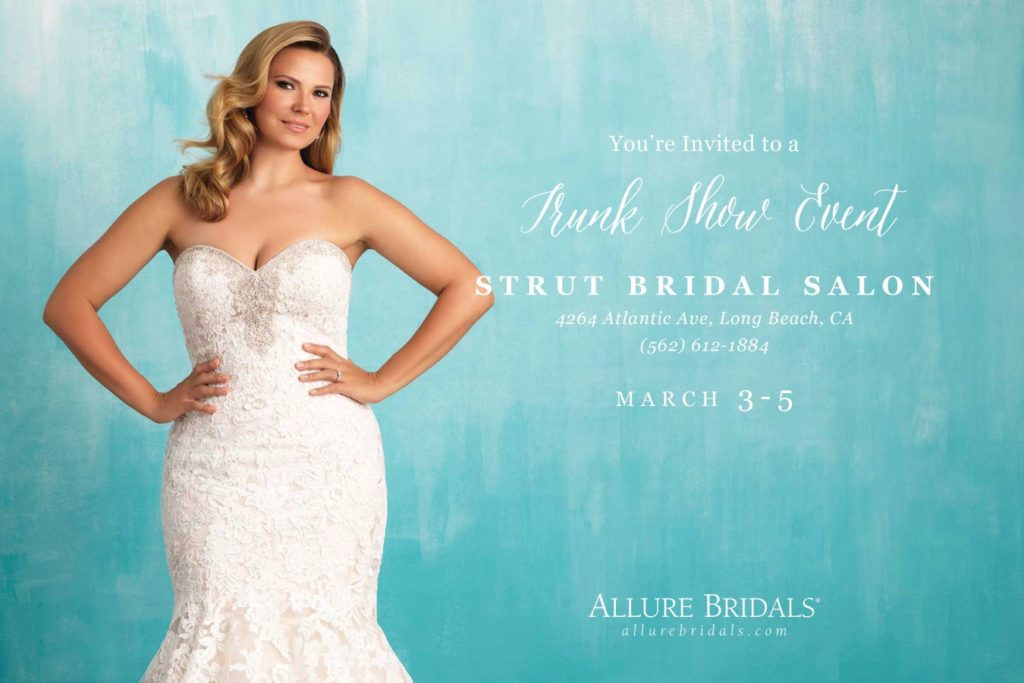 Exclusive Allure Bridals Plus Size Wedding Dress Trunk Show Strut