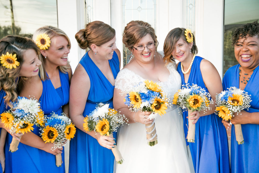 royal blue country bridesmaid dresses